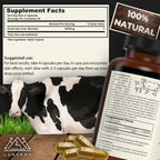Lonvera Grass Fed Beef Liver Capsules for Women and Men – 3000mg Freeze Dried Desiccated Organs – Nutrient Source for Joints, Bones, Hair, Skin, Nails & Daily Energy – 120 Pasture-Raised Capsules