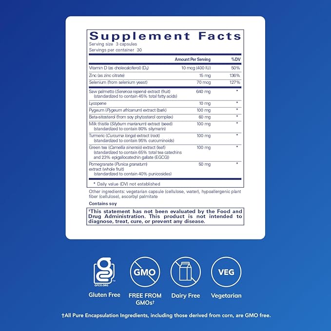 Pure Encapsulations SP Ultimate | Enhance Support for Healthy Prostate Function and Prostate Cellular Health* | 90 Capsules