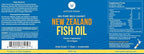 Antler Farms - 100% Pure Wild Caught New Zealand Fish Oil from Deep Ocean, Cold Water Fish, 120 Softgels - Clean, Fresh Omega-3 EPA + DHA Supplement, Keto Friendly, Super Clean