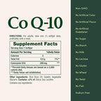 Nature's Bounty CoQ10, Supports Heart Health, Dietary Supplement, 200mg, 80 Rapid Release Softgels (Pack of 3)