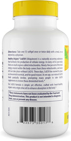 Healthy Origins® CoQ10 100 mg – Natural Trans-Isomer Ubiquinone – Yeast Fermented, Supports Heart Health & Cellular Energy – Non-GMO 150 Softgels