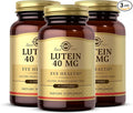 Solgar Lutein 40 mg, 30 Softgels (Pack of 3) - Supports Eye Health - Helps Filter Out Blue Light - Contains FloraGLO Lutein - Gluten Free, Dairy Free - 90 Total Servings