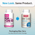 Jarrow Formulas - DIM + CDG Veggie Capsules - - DIM & CDG Supplement - for Hormone Balance - Non-GMO - Gluten Free,30 Count (Pack of 2)