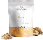 Sprout Living Organic Gelatinized Maca Root Powder, Superfood, Adaptogen, 1 lb
