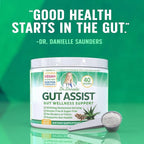 Leaky Gut Support Powder | L-Glutamine Gut Lining Digestive Drink Mix | Gluten-Free Doctor Crafted Botanical Formula | Gut Assist by Dr. Danielle