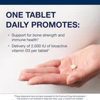 Metagenics D3 2000 IU Complex Vitamin D3 Supplement - Supports Bone Health, Immune & Healthy Inflammation Response* - with Isoflavones for Absorption - Gluten Free - 3 Month Supply - 90 Count