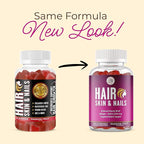 Grab The Gold Hair Skin & Nails Vitamins for Women | Gummies with 6000mcg Biotin & Collagen | 10 Essential Vitamin & Minerals | Gluten-Free, Non-GMO, Passion Fruit Flavor | 1 Month Supply, Made in USA