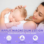 Magnesium Lotion for Kids & Babies, Lavender Magnesium Cream for Sleep, Natural Soothing Moisturizing Butter, Easy for Arms & Legs, Calms & Relaxes, All Night Relaxation (4 oz, Lavender)
