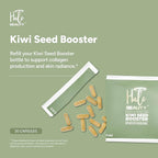 Halo Beauty Kiwi Seed Booster Skin Supplement Refill Pack | Anti-Aging Hydration & Glowing Skin Support with Kiwi Seed, Vitamin C, D3 & Zinc | Vegan Collagen Support Capsules | 1-Month Supply