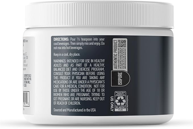 Isopure Bovine Colostrum Supplement Powder, Gently Processed, 90 Servings