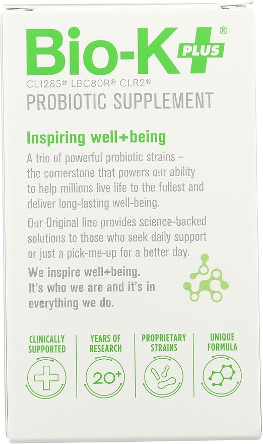 Bio-K Plus, Dailycare 50 Billion Probiotics, 30 Count