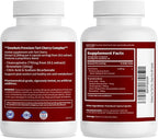 5 in 1 Tart Cherry Extract 3100mg with Bromelain & Chanca Piedra - Support Healthy Uric Acid Levels Already Within Normal Range, Joint Comfort, Non-GMO Vegan Gluten-Free, 60 Capsules