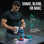 Vega Premium Protein + Supergreens, Berry – 20g Vegan Protein, Dairy & Gluten Free, 27.2 oz (26 Servings)