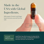 Gaia Herbs Ginger-Turmeric Postbiotic - Healthy Gut Support* - 60 Vegan Liquid Phyto-Caps (30 Servings)