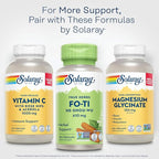 SOLARAY Fo-Ti Capsules - Chinese Herbal Supplement for Men & Women, Support for Herbal Wellness, Vegan, Non GMO, & Lab Verified, 610 mg - 100 Servings, 100 Veg Caps