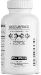 Bronson Maca Root Extra Lepidium Meyenii, Non-GMO, 250 Vegetarian Capsules