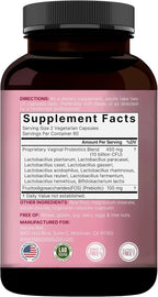 NatureBell Vaginal Probiotics for Women, 10 Billion CFU, 120 Veggie Capsules | PH Balance Probiotics and Prebiotics Blend – Lactobacillus Vaginal Supplement – Supports Odor, Flora & Yeast