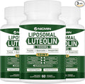 1000MG Liposomal Luteolin, Maximum Absorption, Potent Luteolin Supplement 180 Capsules