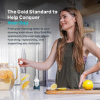 Baja Gold Liquid Ocean Trace Mineral Drops - Ionic Electrolyte Drops for Drinking Water & Food Flavor Enhancement - Mineral-Rich Saline Solution & Oral Cleanse - 4 fl oz, 30-Day Supply