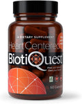 BiotiQuest Heart Centered Probiotics to Support The Cardio Vascular System and Heart Health, 20 Billion CFU, Non-GMO, and Gluten Free, 60 Capsules