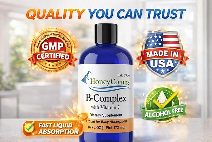 Liquid B-Complex w/ Vit-C, 16oz