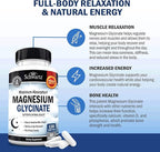 BioSchwartz Magnesium Glycinate 500mg Capsules (120 Mini Caps) Maximum Absorption Magnesium Supplement for Healthy Nerves Muscles Heart Mood and Sleep Support (Vegan, Gluten-Free, Non-GMO)