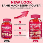 Magnesium Glycinate Gummies 600mg, Sugar Free Magnesium Gummies for Adults, Chewable Potassium Supplements for Body Support, Zzz and Relaxation, 120 Count