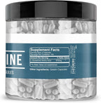 Earthborn Elements L-Glutamine 200 Capsules, Pure & Undiluted, No Additives