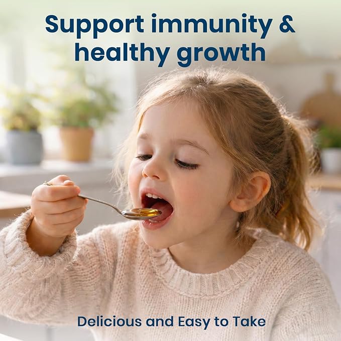 Kidbest Multivitamin Syrup for Kids 3-13 Years – Liquid Formula with 13 Nutrients for Appetite, Immunity, and Growth – Tasty Daily Vitamins for Stronger Kids | Toddler multivitamin for kids|200ml