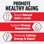 Force Factor NMN Supplement, Nicotinamide Mononucleotide to Support Healthy Aging and Energy Metabolism, Boosts NAD+ Levels, No Gelatin, Non-GMO, 30 Vegetable Capsules