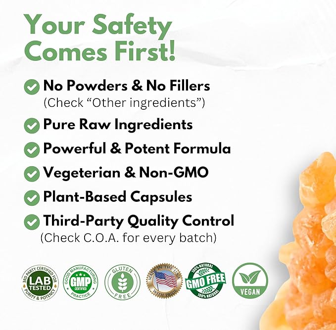 HCL HERBAL CODE LABS Boswellia Serrata Extract Capsules 65% Boswellic Acid 700mg Equal to 7000mg Resin Powder, Extra Strength & Superior Absorption, 6 Month Supply 180 Vegan Capsules Non-GMO