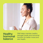 DIM Supplement 500mg - Diindolylmethane for Estrogen Metabolism, Hormonal Health, Acne & Antioxidant Support – Vegan, Non GMO, Gluten-free - 90 Capsules