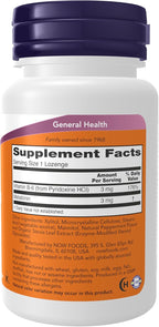 NOW Supplements, Melatonin 3 mg, Free Radical Scavenger*, Healthy Sleep Cycle*, 90 Chewable Lozenges