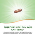 Nature's Way Grape Seed Standardized Extract, Supports Healthy Skin and Veins*, Antioxidant Support*, Non-GMO Project Verified, 60 Vegan Capsules (Packaging May Vary)