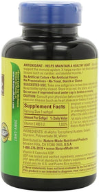 Nature Made Vitamin E 400IU, 300 Softgels