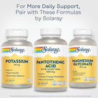 SOLARAY Pantothenic Acid 500mg - Pantothenic Acid Supplement (Vitamin B5) - Essential B Complex Vitamin - Nervous System and Cellular Energy Support - Vegan, Gluten Free, 60-Day Guaratee, 250 Servings