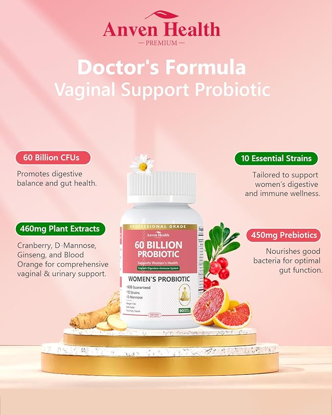 Probiotics for Women + Akkermansia Bundle – Gut, Immune & Urinary Tract Support with Cranberry, D-Mannose & Prebiotics丨Hormone-Free Menopause Support