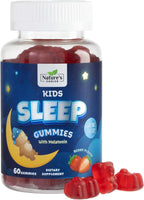 Kids Melatonin Gummies - 2mg Melatonin Per Serving - Best Children's Melatonin Gummy for Restful Sleep - Kids Chewable Sleep Supplement - Natural Tasty Berry Flavor - Non-GMO Vegan - 60 Gummies
