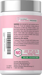 Horbäach Women's Probiotic with Cranberry Supplement | 10 Billion CFU | 14 Probiotic Strains | 90 Capsules | Non GMO, Gluten Free