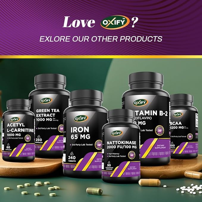 Oxify Alpha Lipoic Acid 600 mg | 120 Capsules | Gluten-Free, Non-GMO | Supplement Made in USA