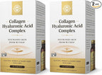 Solgar Collagen Hyaluronic Acid Complex - 30 Tablets, Pack of 2 - Non-GMO, Gluten Free, Dairy Free - 60 Total Servings