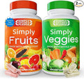 Simply Nature's Pledge - Packed with Over 40 Different Fruits & Vegetables - Made with Whole Food Superfoods - with High Beta Carotene – 100% Soy Free - 90 Count (Pack of 2)