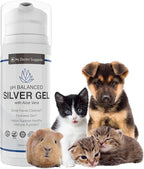 Extra Strength Colloidal Silver Gel 30ppm with Aloe Vera - pH Balanced Structured Silver - Triple Strength Soothe & Relieve - Easy Pump Bottle, 3.38Oz (4 Pack)