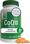 Health Thru Nutrition CoQ-10 150mg - 60 Capsules | Ubiquinone Coenzyme Q10 | Supports Cellular Energy & Antioxidant Protection | Non-GMO, Soy-Free, Vegan, Gluten-Free