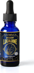Lugoldine Iodine Drops 1 oz – Patented Process (US20090022816A1), 150 mcg Iodine (100% Daily Value), Alcohol-Free & Glycerin-Free, Liquid Iodine Supplement (1 Ounce (Pack of 1))