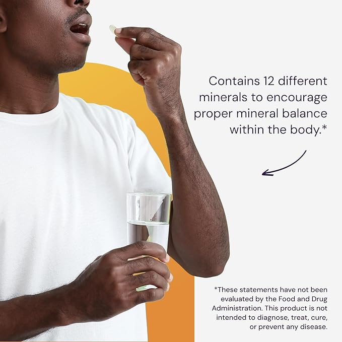 Healthy Origins Chelated Multi Mineral, 120 Veggie Capsules - Featuring Albion Minerals TRAACS High Bioavailability Complex - Supports Bone Health, Immune Function & Metabolic Wellness