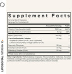 Codeage Liposomal Vitamin C 1500mg with Zinc, Elderberry, Citrus Bioflavonoids Grapefruit, Lemon, Orange Powder, Quercetin & Rose Hips Fruit – Vegan Supplement - Non-GMO, Vegan Pills, 180 Capsules