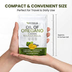 Softgels with Black Seed Oil 6000mg – Organic Oregano Oil Capsules for Immune & Digestive Support – Non-GMO, Gluten-Free Softgels - 120 Count (Pack of 2)