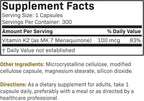 Futurebiotics Vitamin K2 as MK-7 100 mcg, Supports Strong Bones- Non-GMO, 300 Vegetarian Capsules