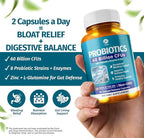1 Body Thyroid Support Supplement + 60 Billion Probiotics for Men & Women